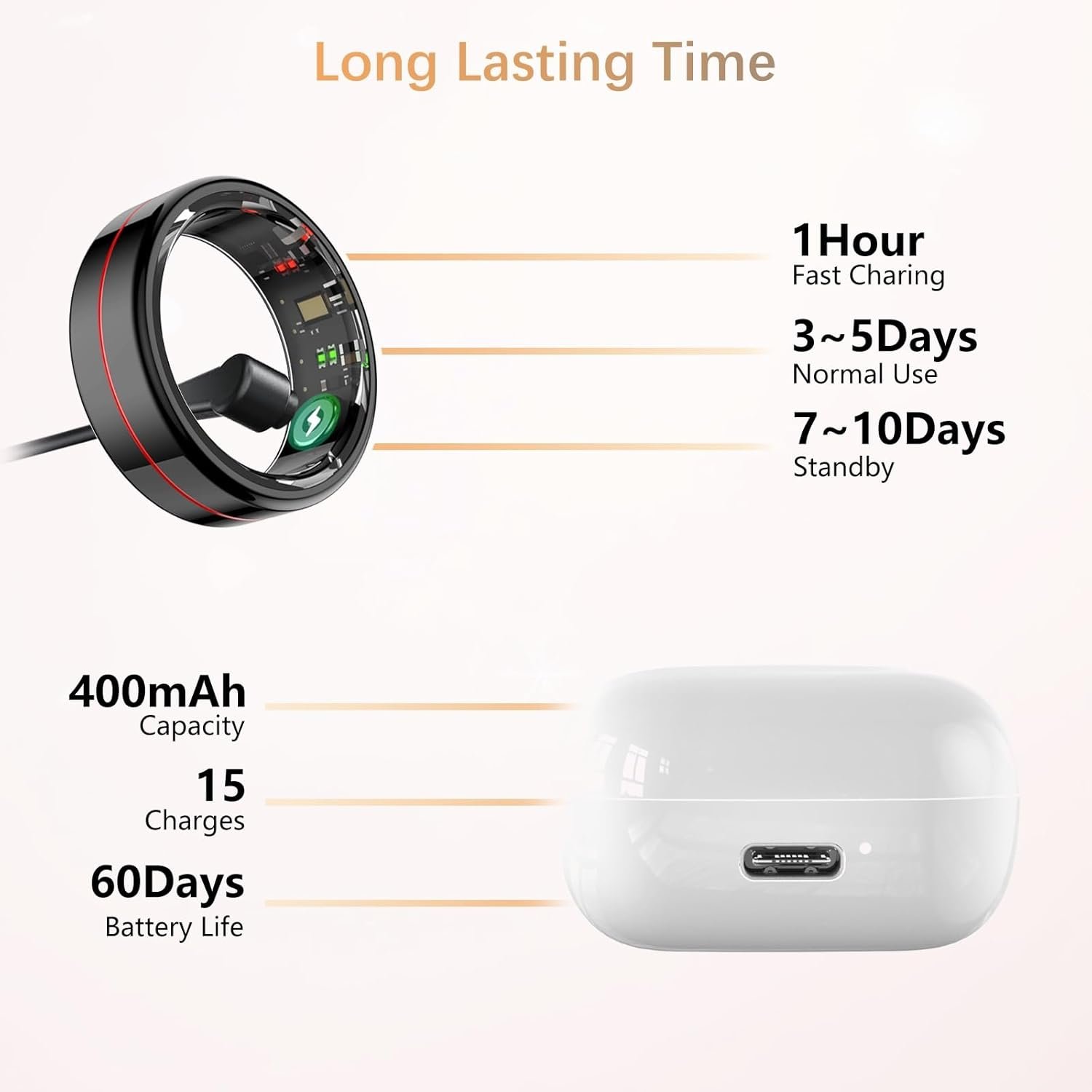 Smart Health Tracking Ring for All: Heart Rate & More! - Image 10