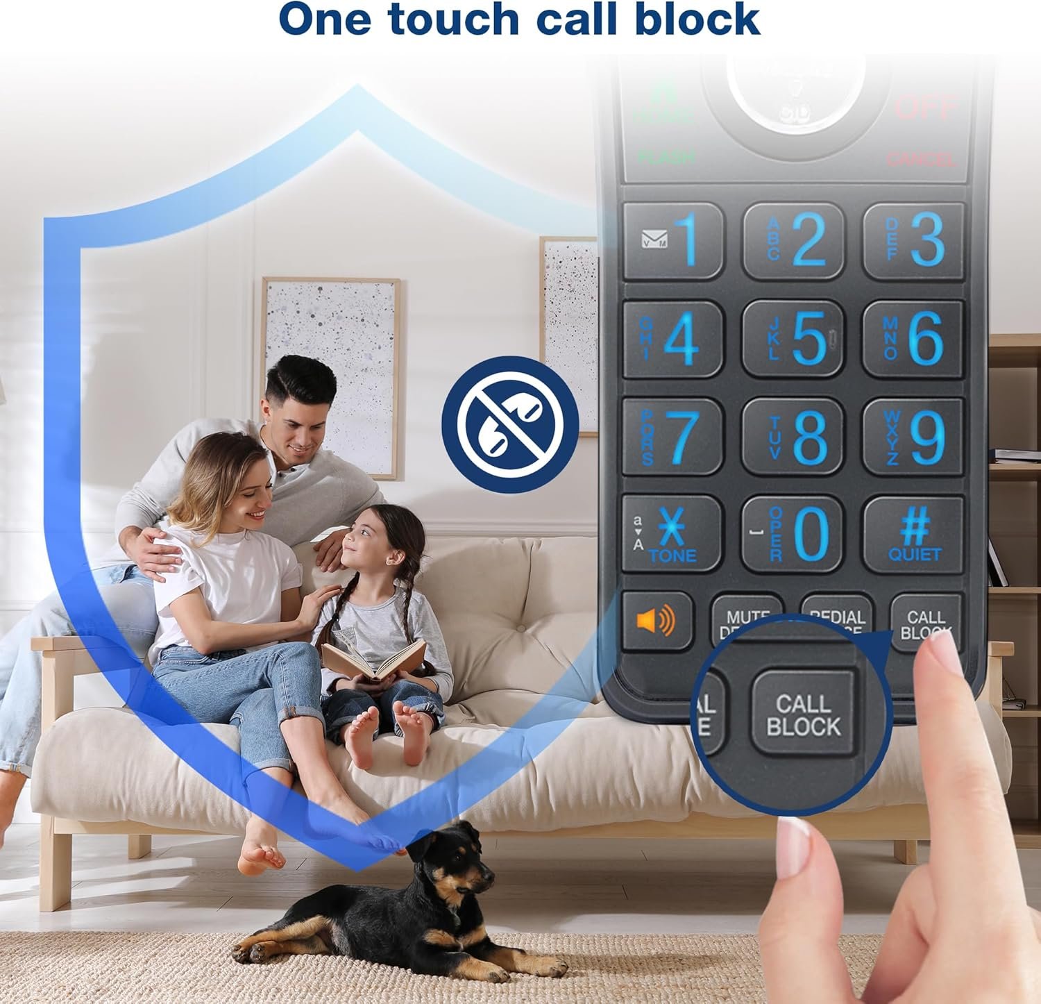 VTech IS8128-51: Ultimate 5-Handset Cordless Phone with Range! - Image 4