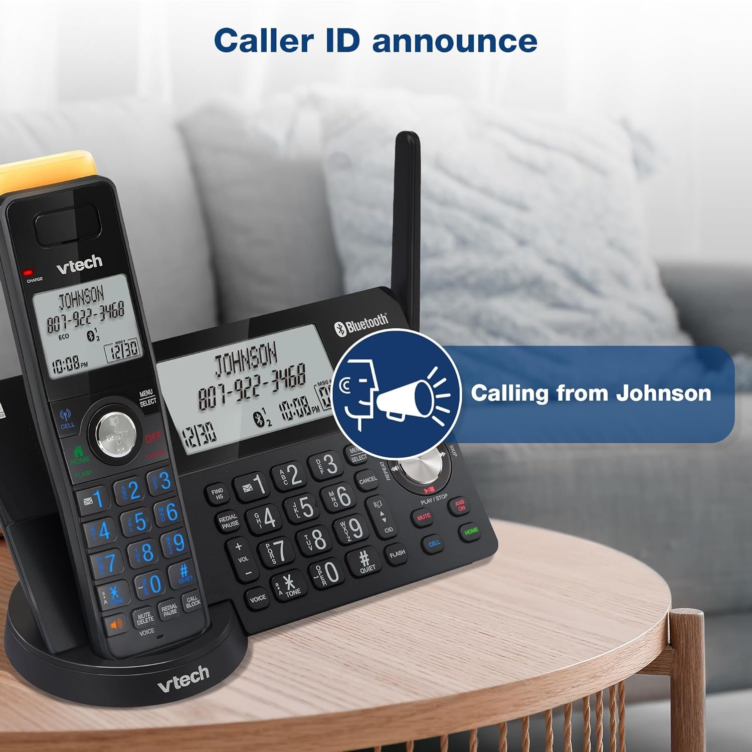 VTech IS8128-51: Ultimate 5-Handset Cordless Phone with Range! - Image 8