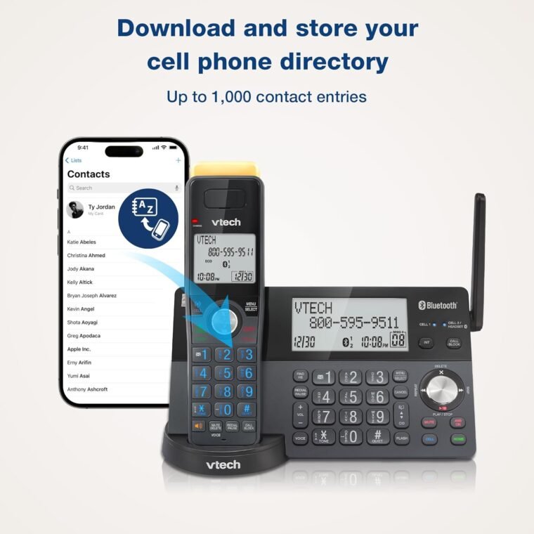 VTech IS8128-51: Ultimate 5-Handset Cordless Phone with Range! - Image 10
