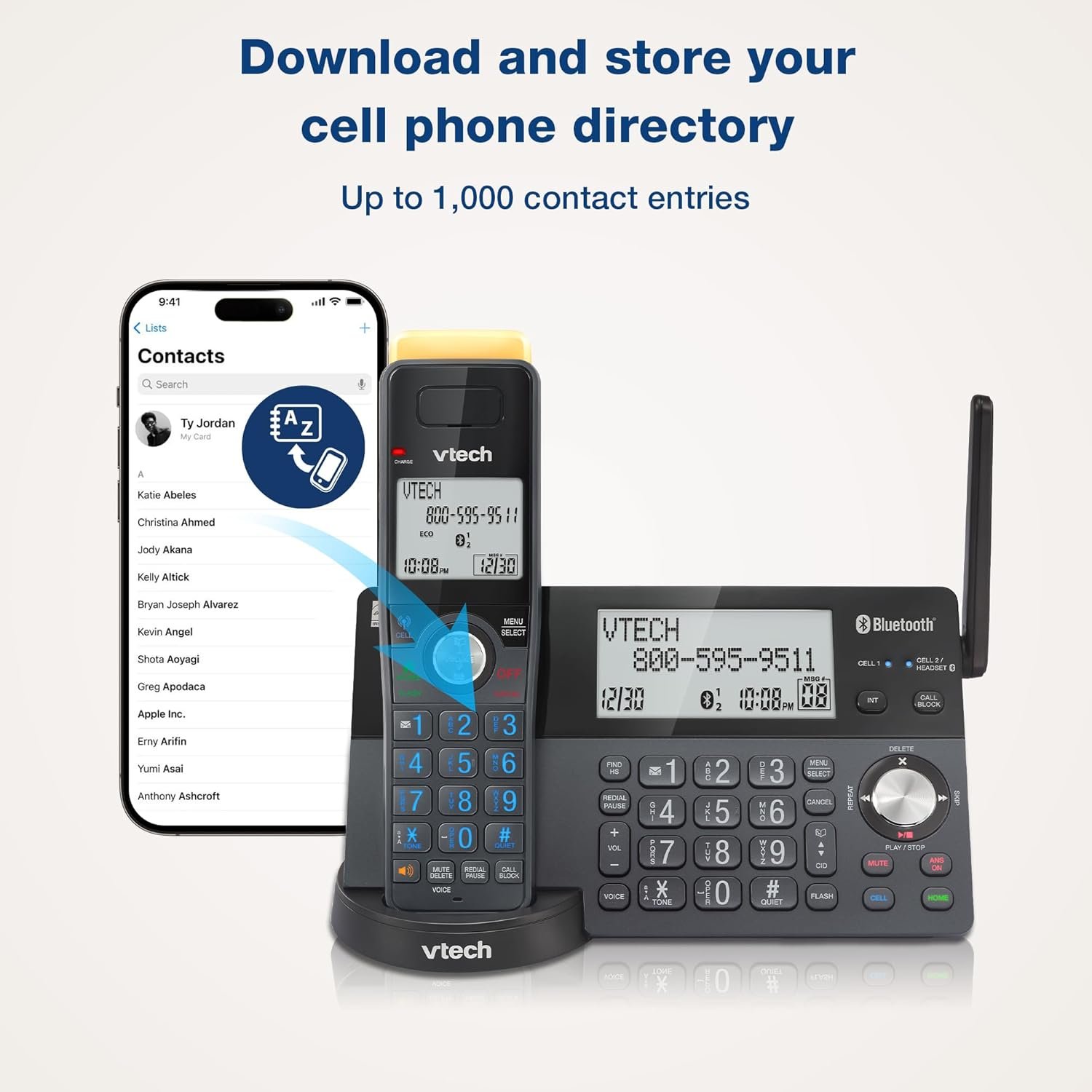 VTech IS8128-51: Ultimate 5-Handset Cordless Phone with Range! - Image 10