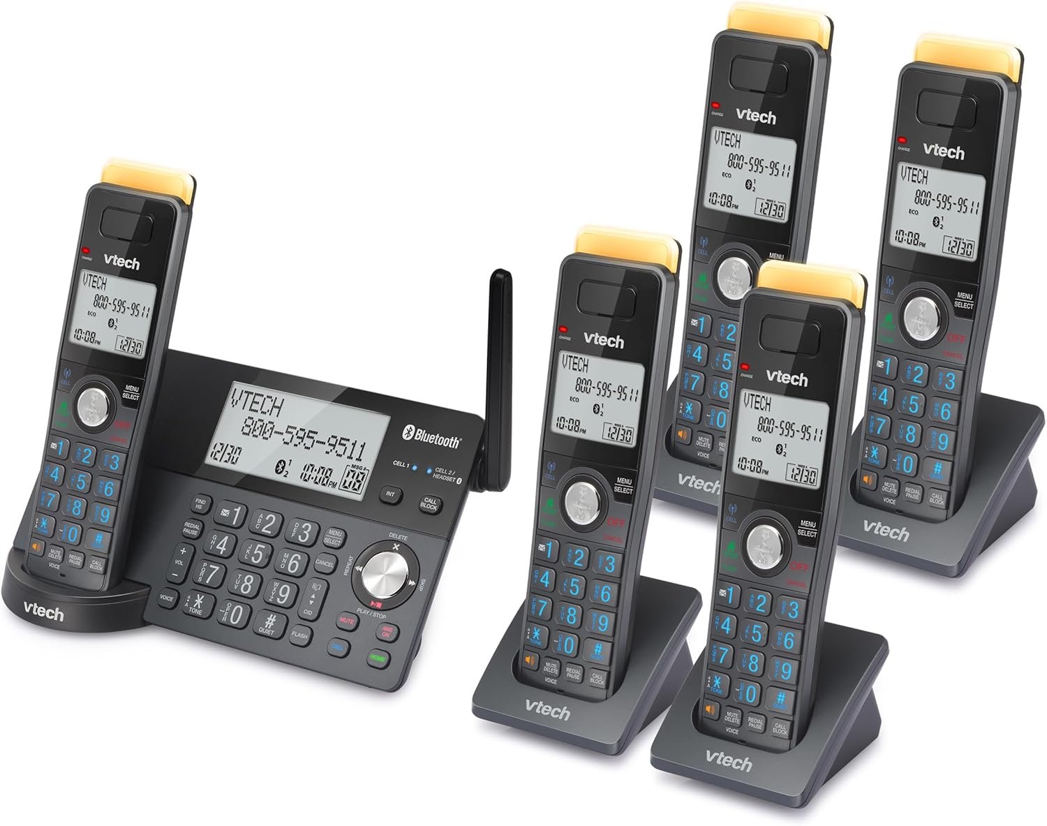 VTech IS8128-51: Ultimate 5-Handset Cordless Phone with Range! - Image 11