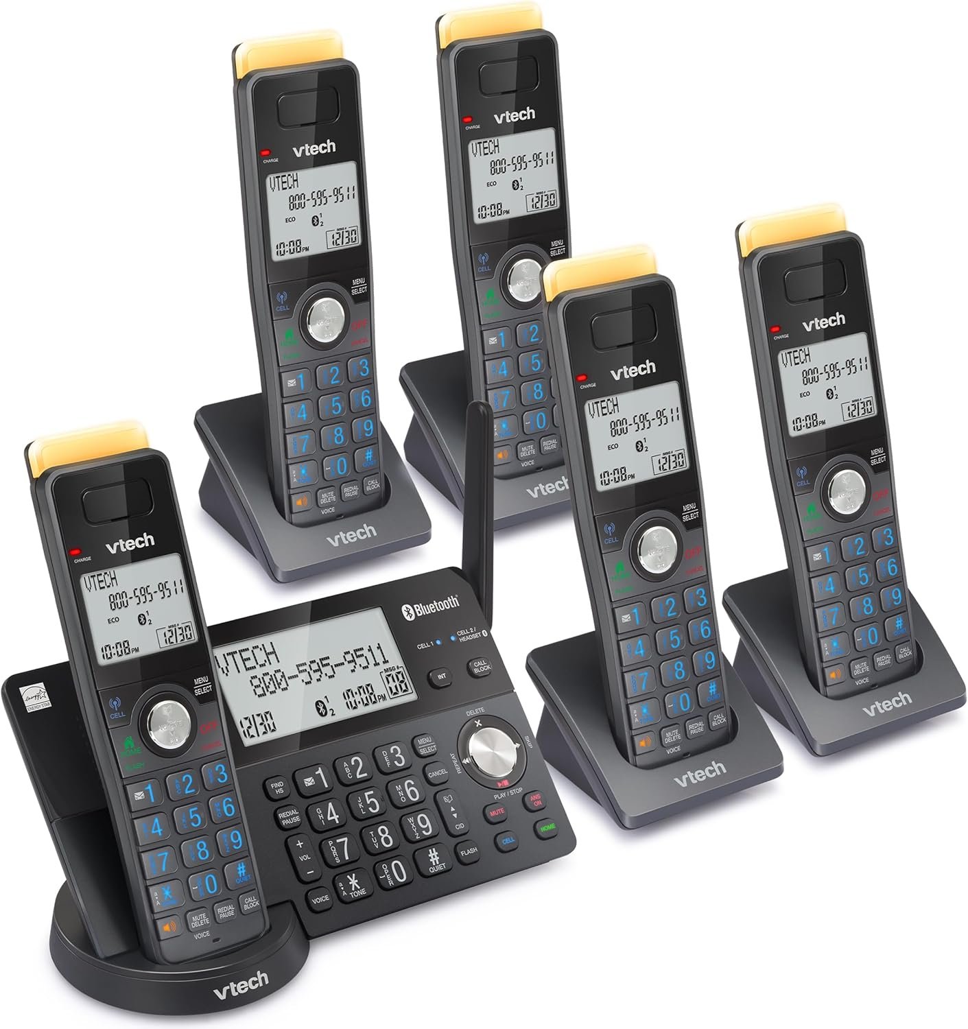 VTech IS8128-51: Ultimate 5-Handset Cordless Phone with Range! - Image 12