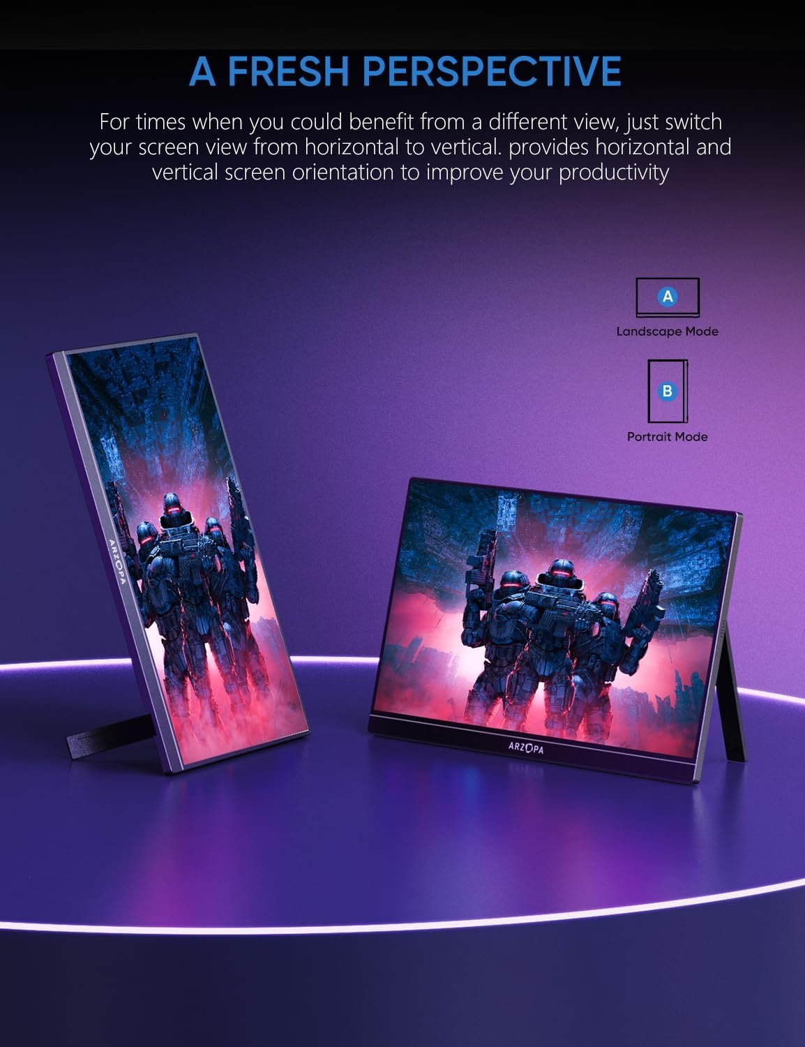 ARZOPA 16.1'' 144Hz Monitor: Ultimate Portable Gaming Upgrade! - Image 5