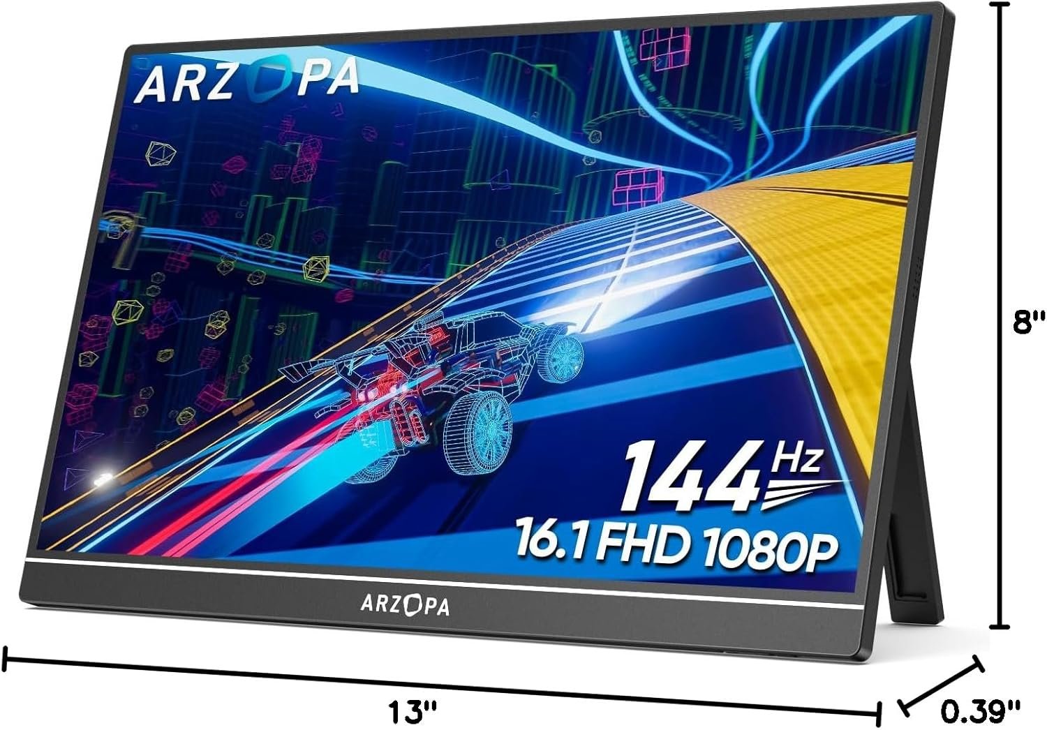 ARZOPA 16.1'' 144Hz Monitor: Ultimate Portable Gaming Upgrade! - Image 10