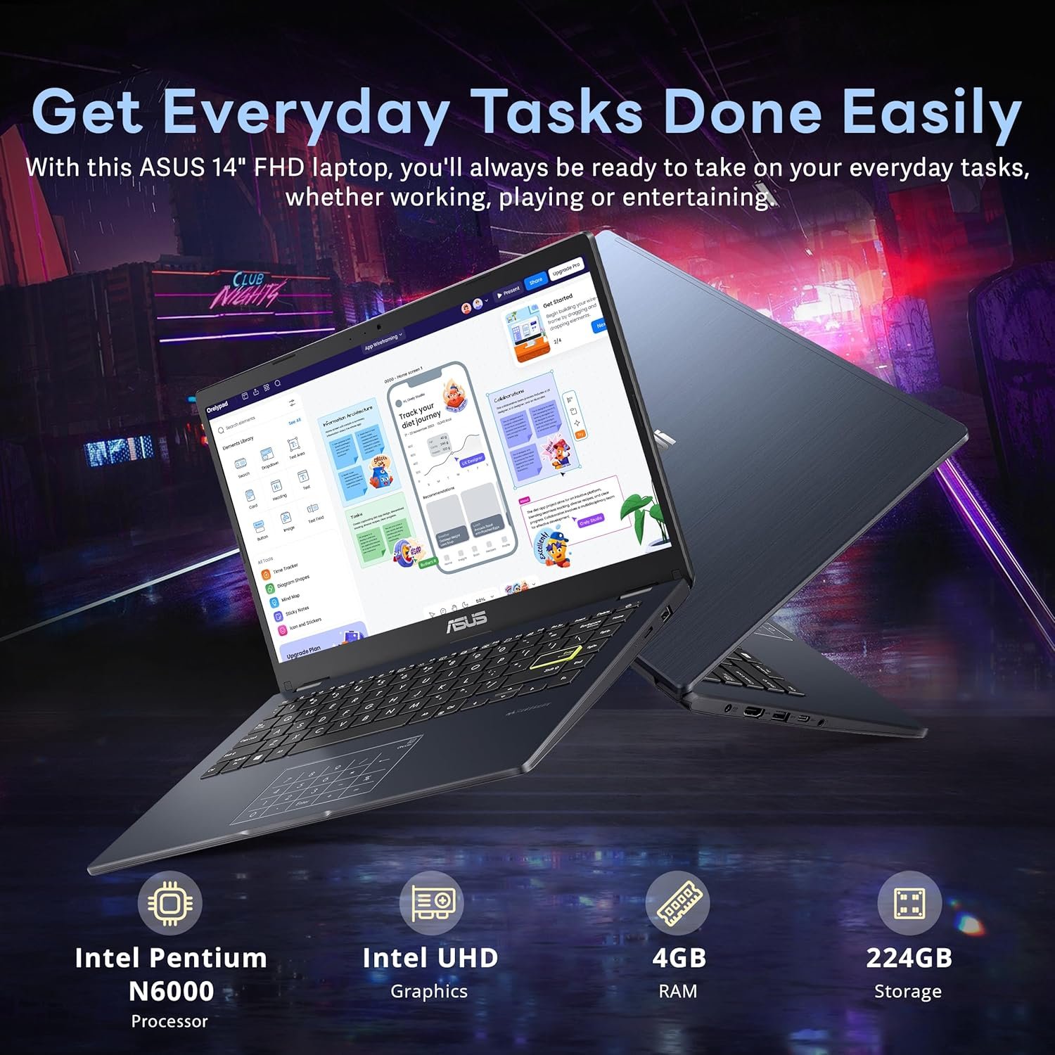 ASUS 14” FHD Laptop: Intel Power, Ultimate Portability! - Image 4