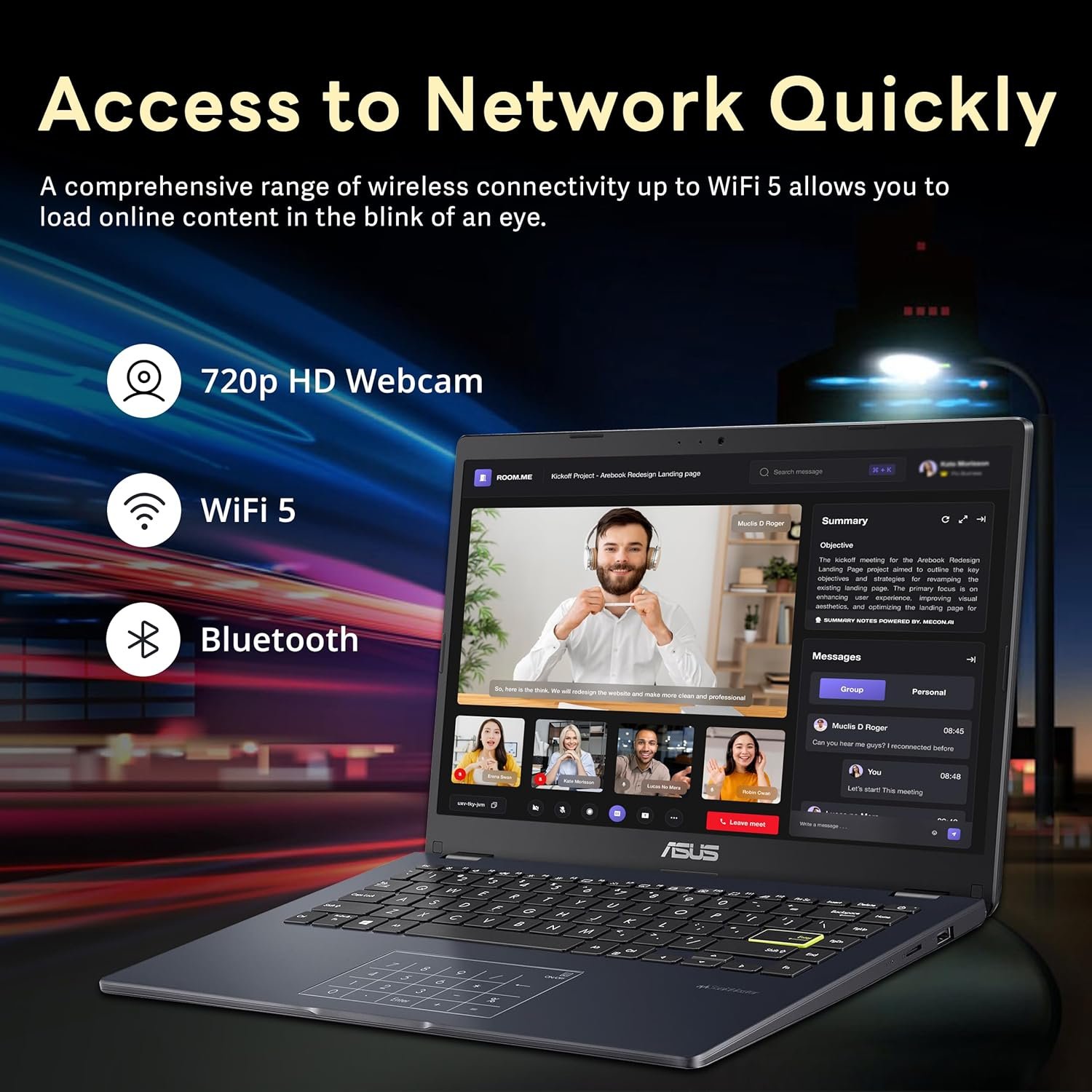 ASUS 14” FHD Laptop: Intel Power, Ultimate Portability! - Image 6