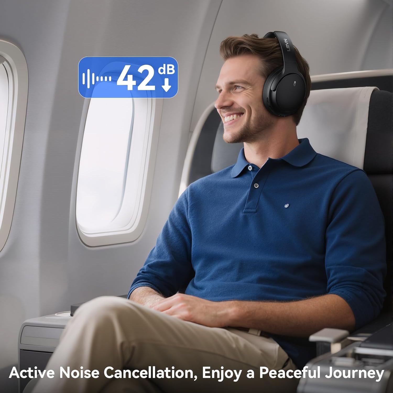 LEVN Hybrid ANC Headphones: 70H Playtime & Deep Bass! - Image 3