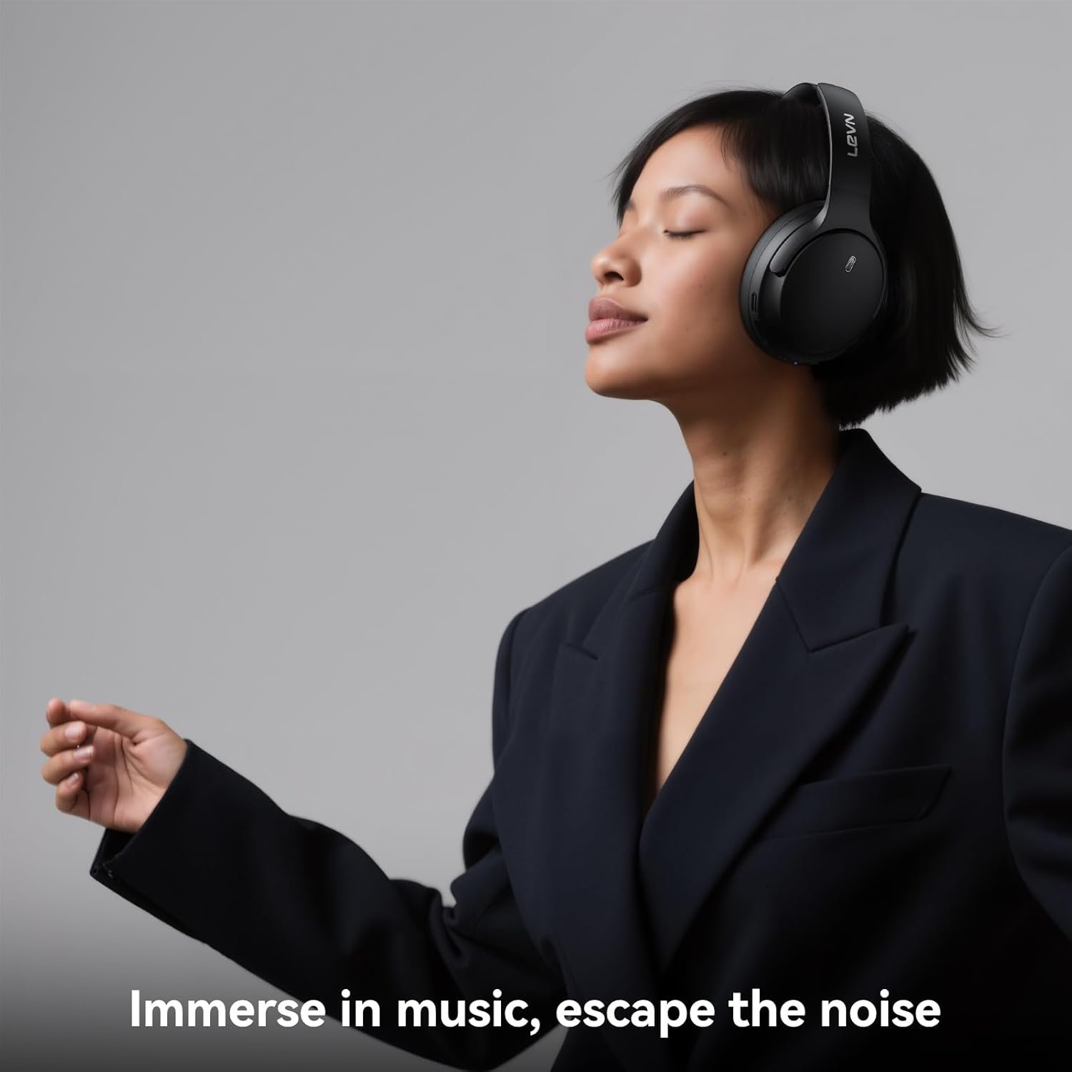 LEVN Hybrid ANC Headphones: 70H Playtime & Deep Bass! - Image 4