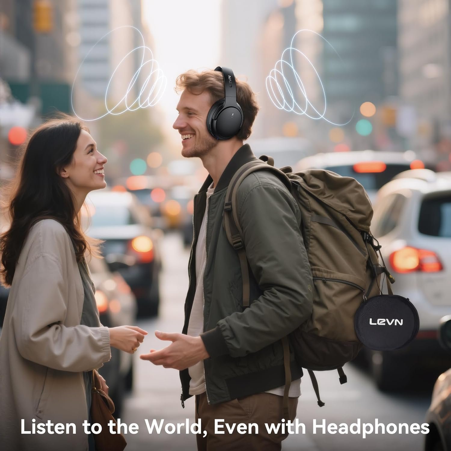 LEVN Hybrid ANC Headphones: 70H Playtime & Deep Bass! - Image 5