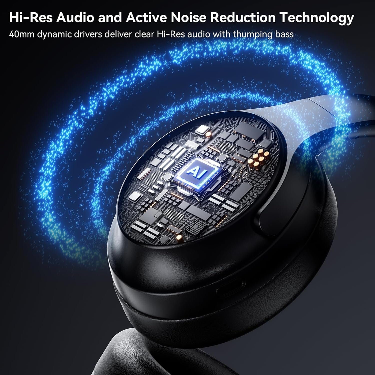 LEVN Hybrid ANC Headphones: 70H Playtime & Deep Bass! - Image 6
