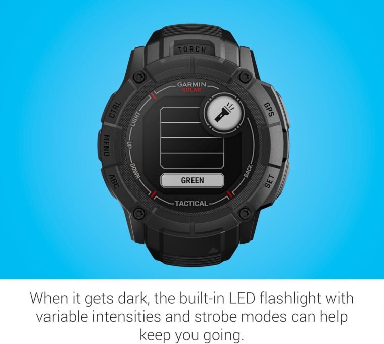 Garmin Instinct 2X Solar: Rugged Tactical GPS Smartwatch! - Image 5