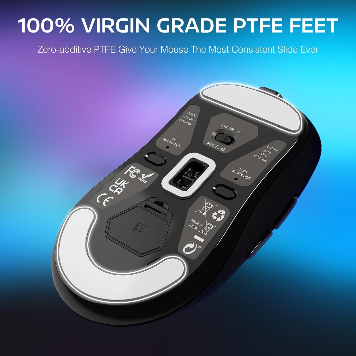 Unleash Precision with ATTACK SHARK X3 Wireless Gaming Mouse! - Image 7