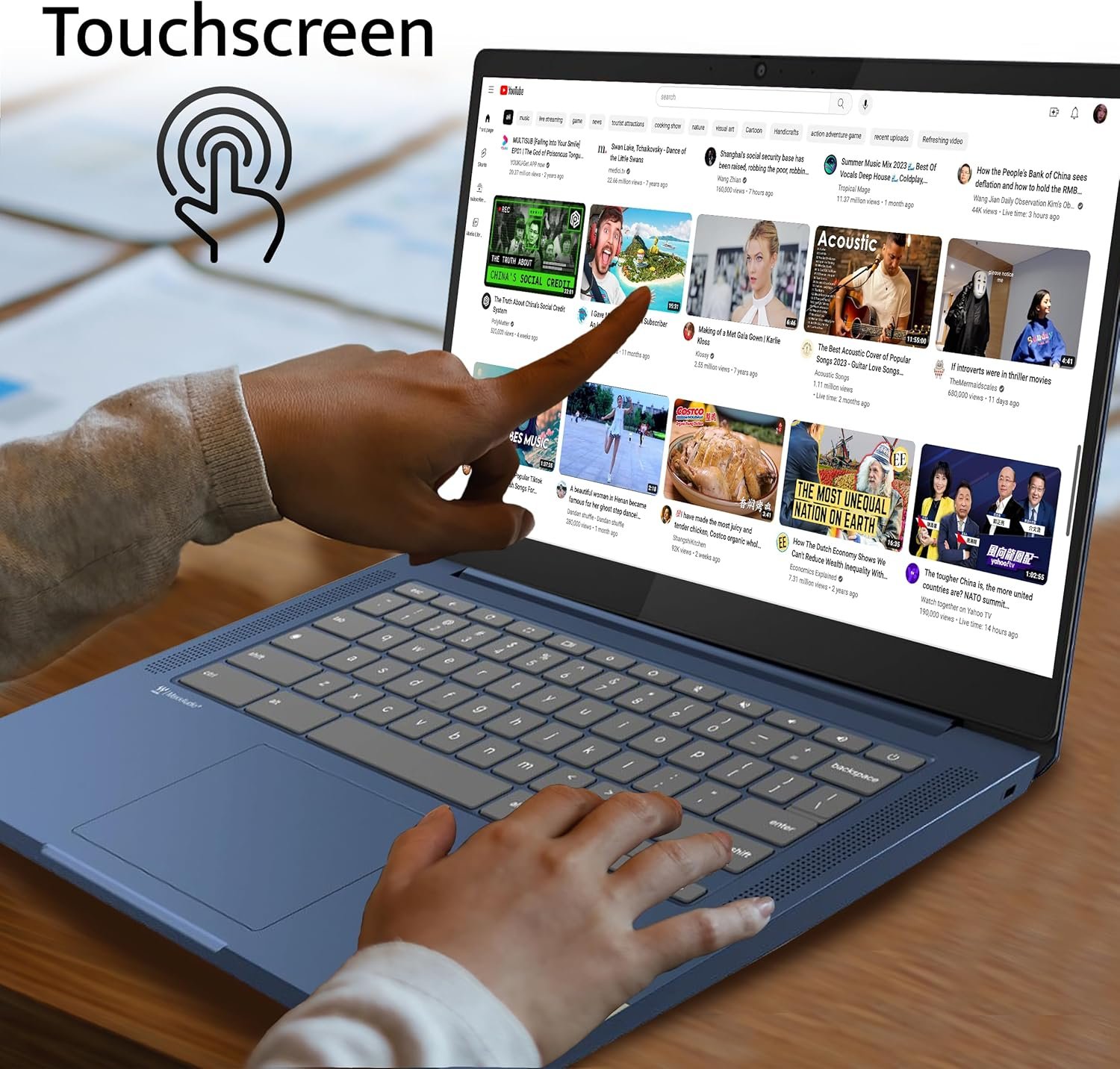 Lenovo IdeaPad Slim 3 Chromebook: Powerful Touchscreen & Storage! - Image 5