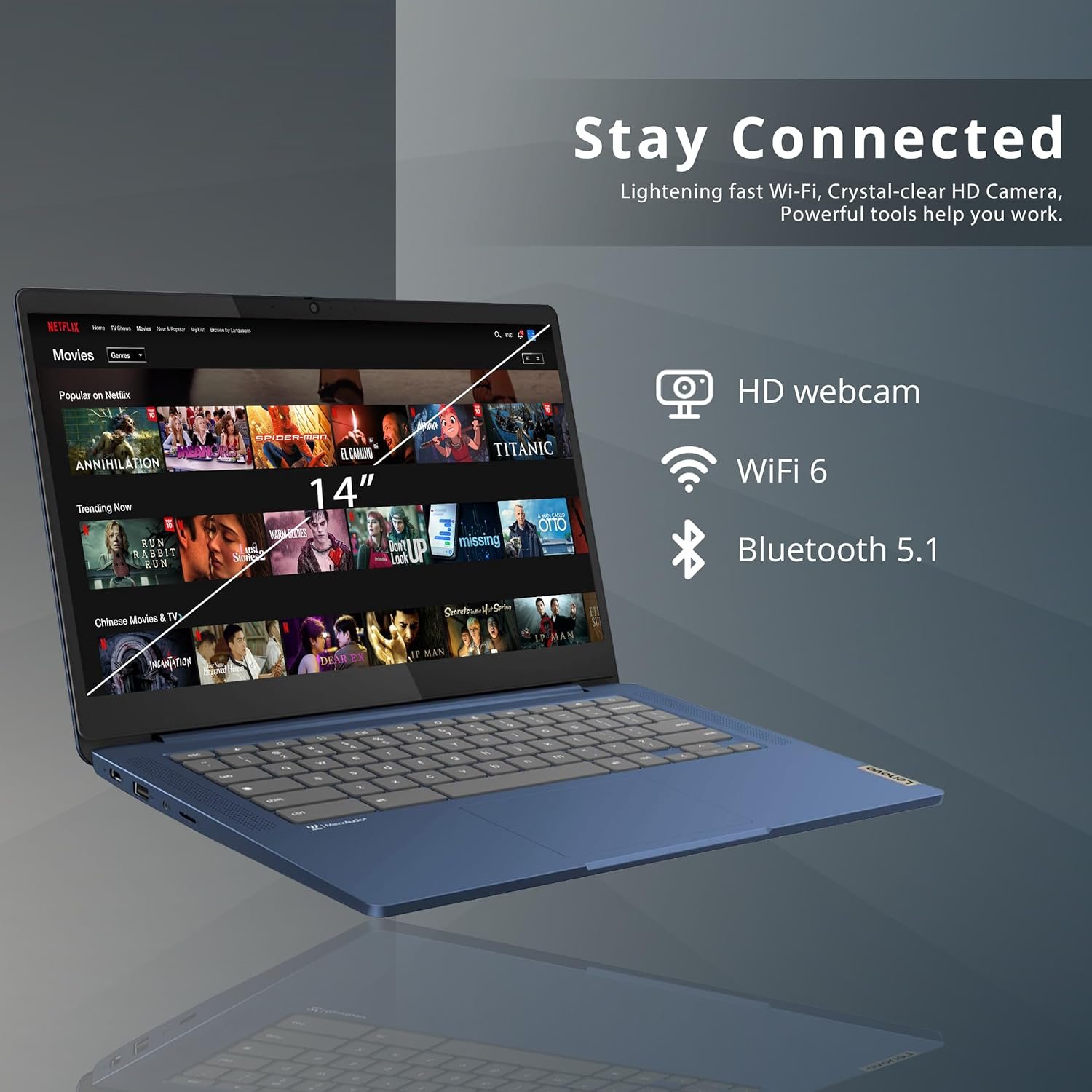 Lenovo IdeaPad Slim 3 Chromebook: Powerful Touchscreen & Storage! - Image 6