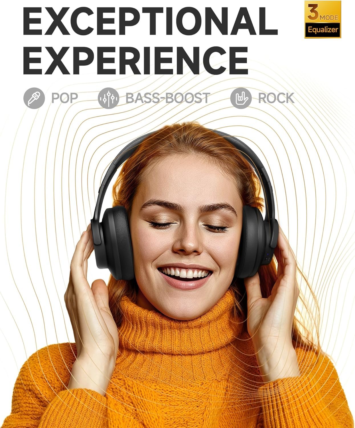 Get Lost in Sound: Picun B8 Bluetooth Headphones, 120H Playtime! - Image 3