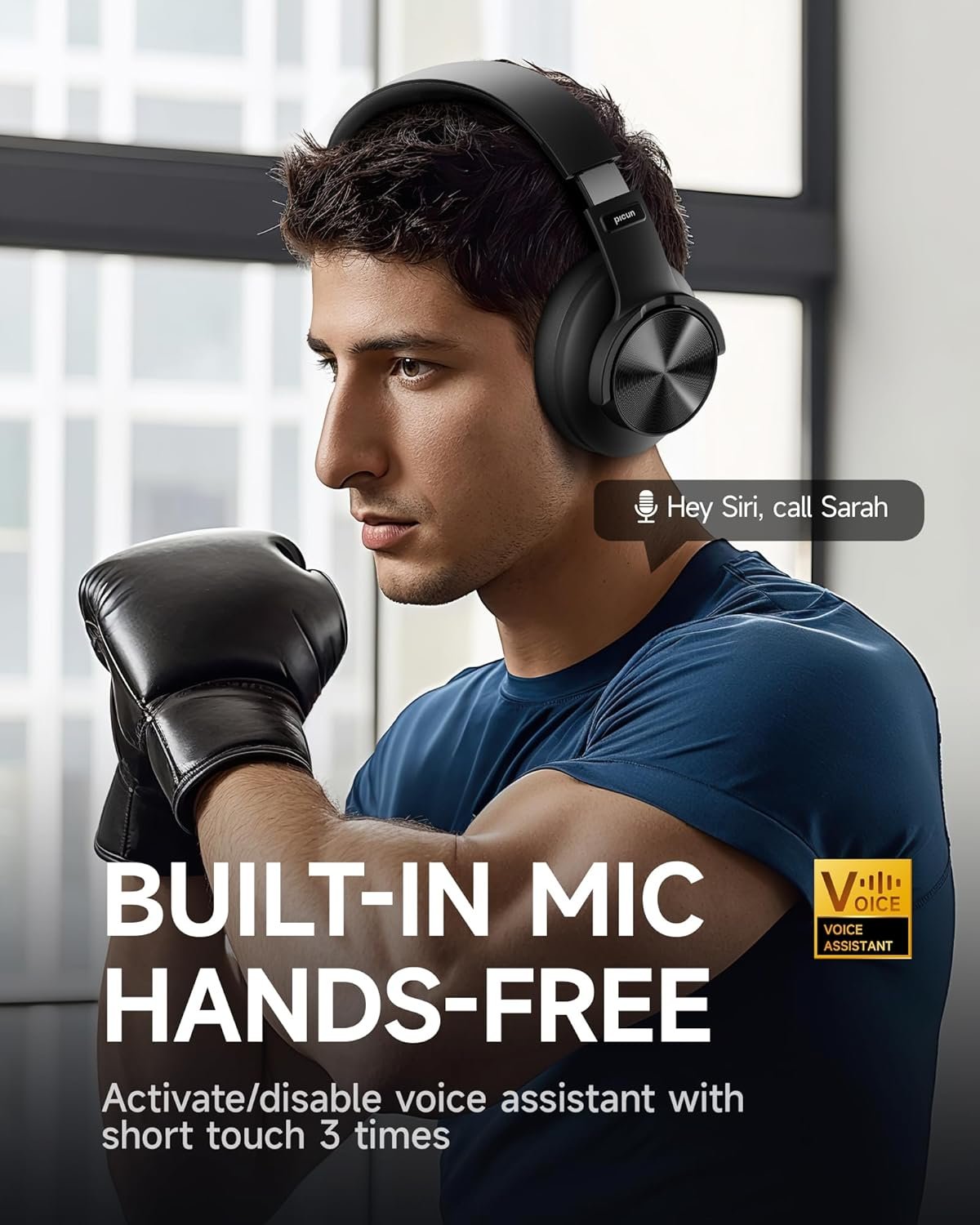 Get Lost in Sound: Picun B8 Bluetooth Headphones, 120H Playtime! - Image 5