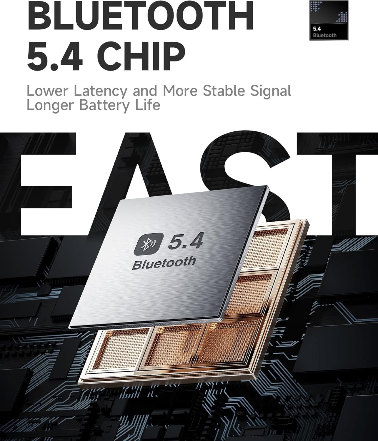 Get Lost in Sound: Picun B8 Bluetooth Headphones, 120H Playtime! - Image 7
