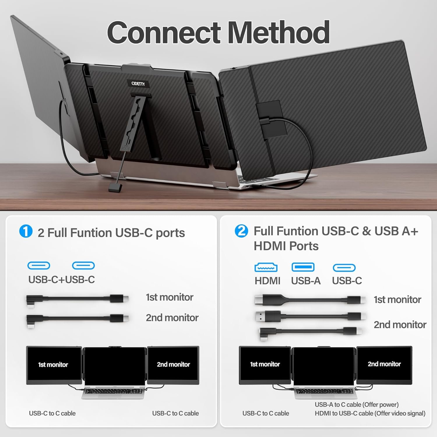 Elevate Your Setup: 14'' FHD Laptop Screen Extender - Image 3