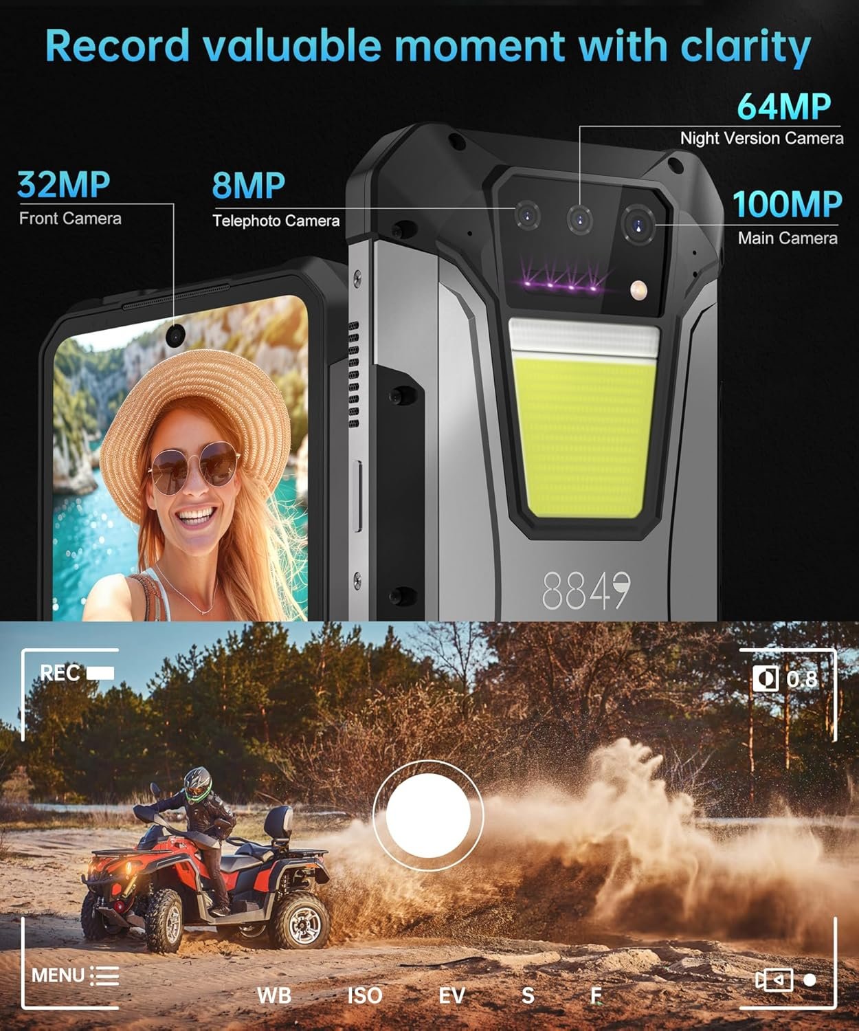 8849 Tank 2 Pro: Unlocked Rugged Phone with Projector & 1TB! - Image 7