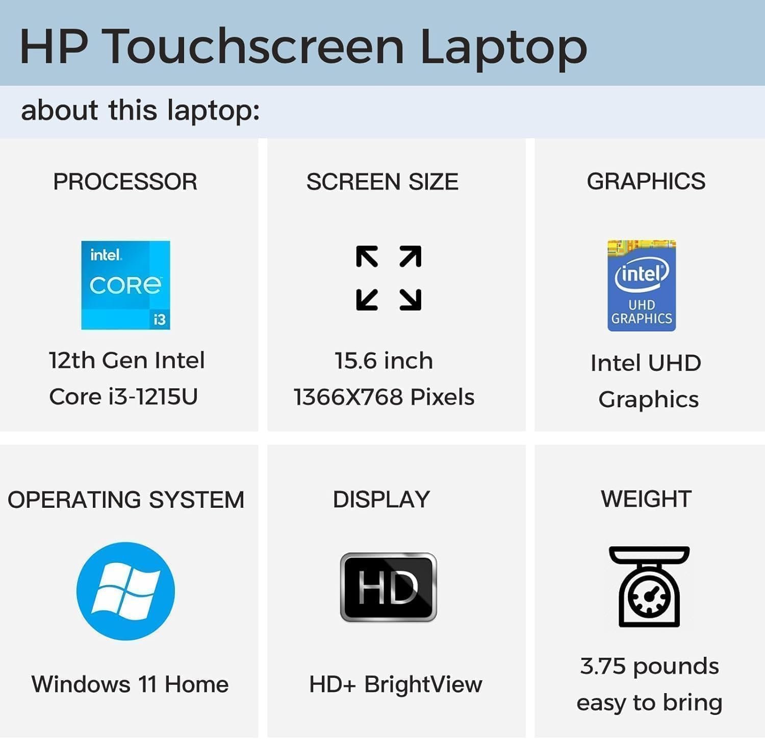 HP 15.6” Touchscreen Laptop: Power for Business & Students! - Image 4