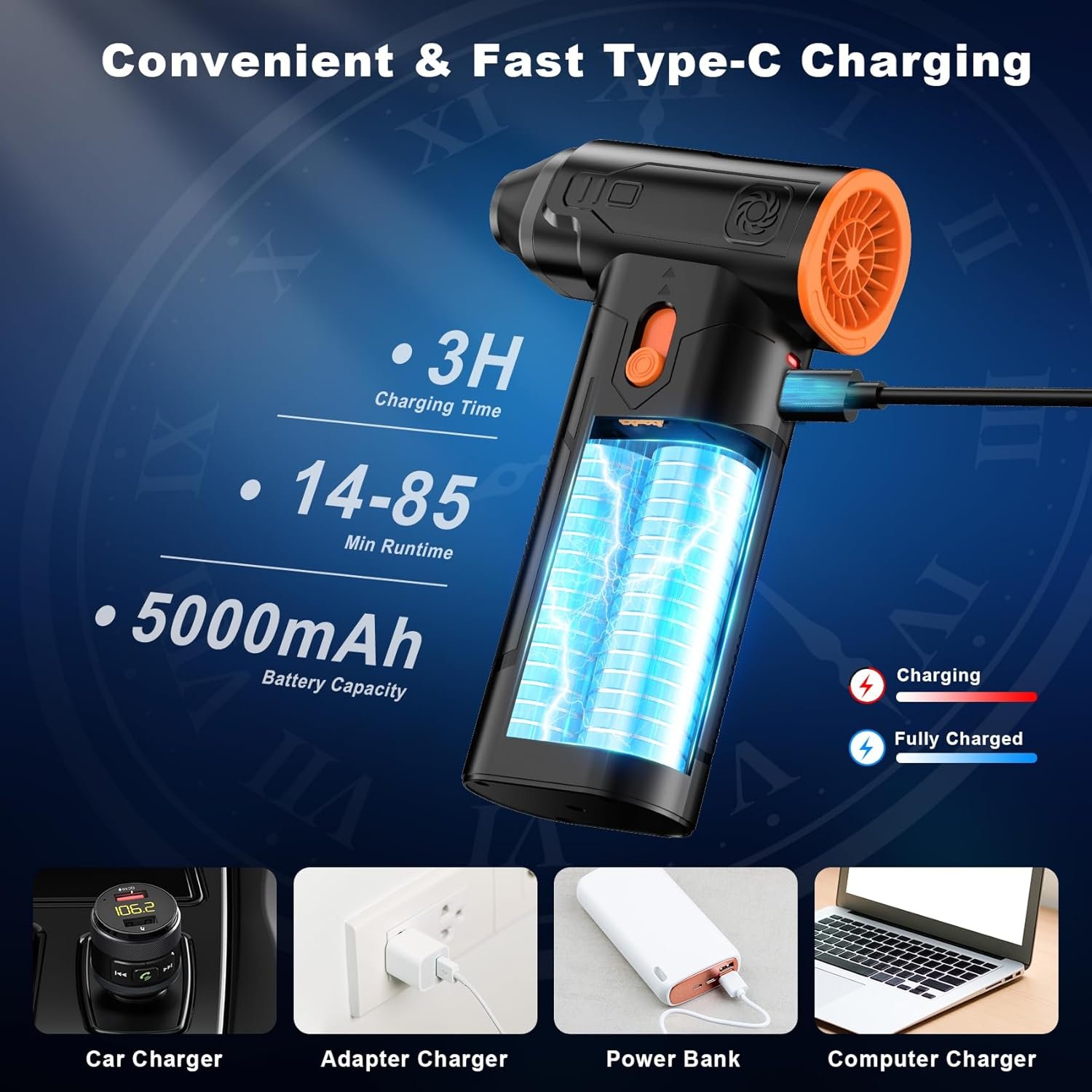 Revolutionary Compressed Air Duster: 130K RPM, Cordless & Rechargeable! - Image 6