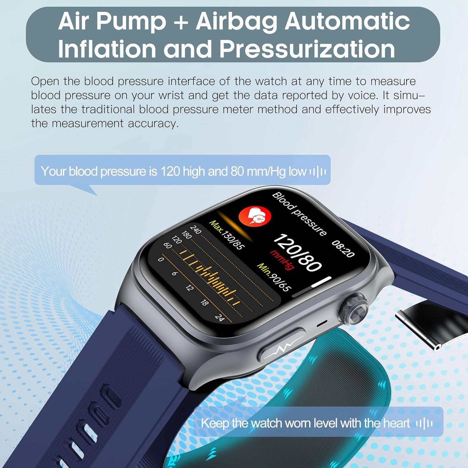 Revolutionary Blood Pressure Smart Watch: Health Tracking Redefined! - Image 3