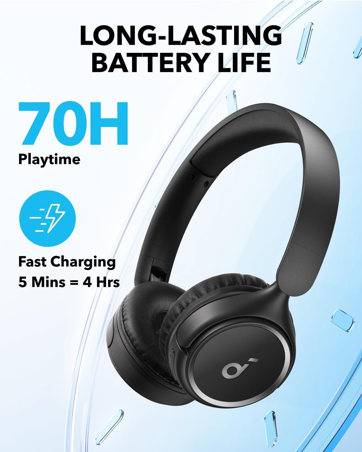 Soundcore H30i: Ultimate Comfort & 70H Playtime Awaits! - Image 4