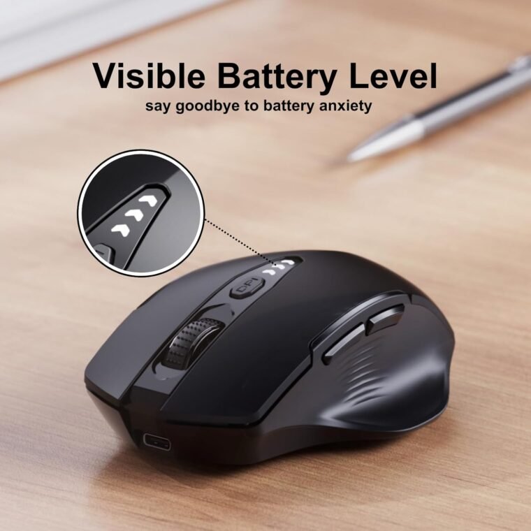 Upgrade Your Game: Ergonomic Wireless Mouse with 4 DPI Levels! - Image 4