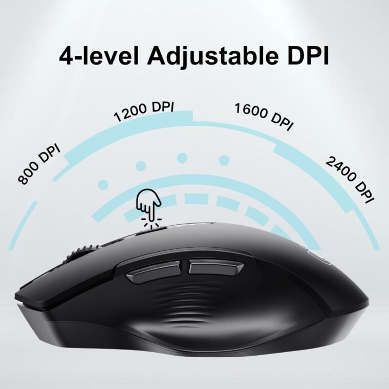 Upgrade Your Game: Ergonomic Wireless Mouse with 4 DPI Levels! - Image 5