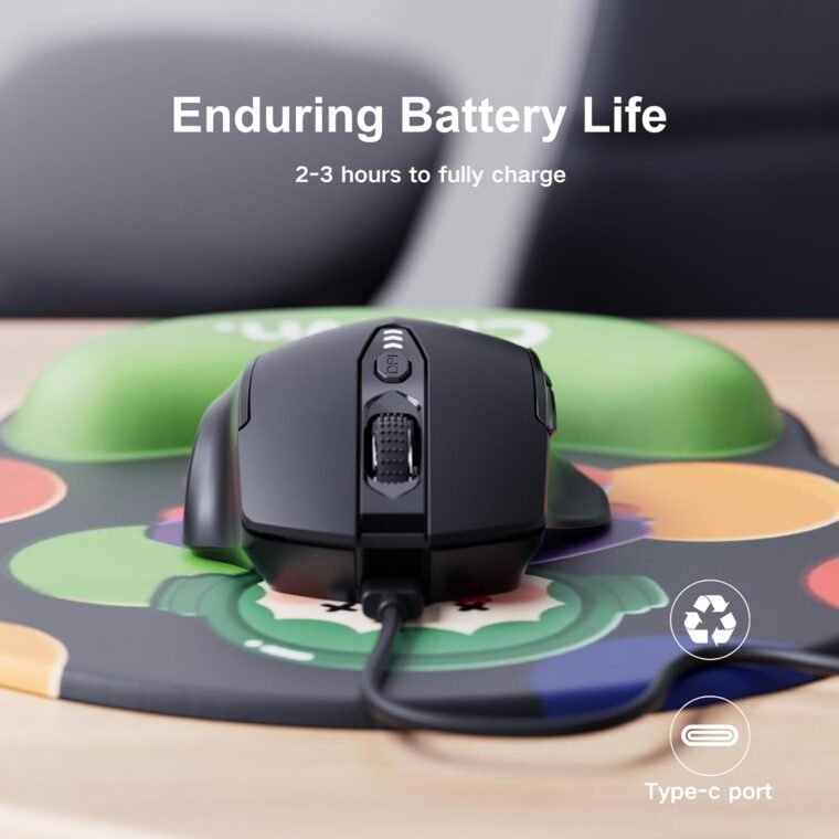 Upgrade Your Game: Ergonomic Wireless Mouse with 4 DPI Levels! - Image 6