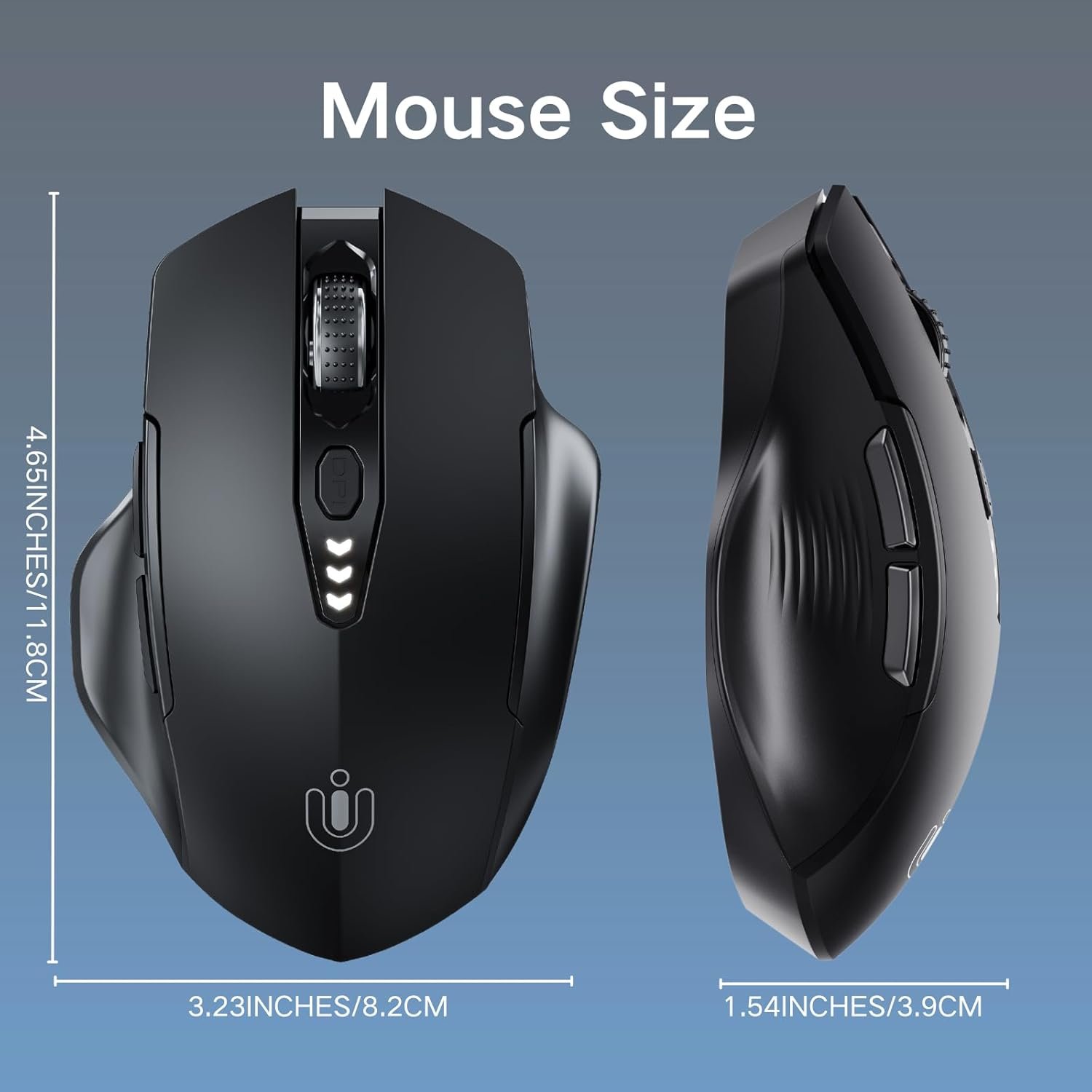 Upgrade Your Game: Ergonomic Wireless Mouse with 4 DPI Levels! - Image 7
