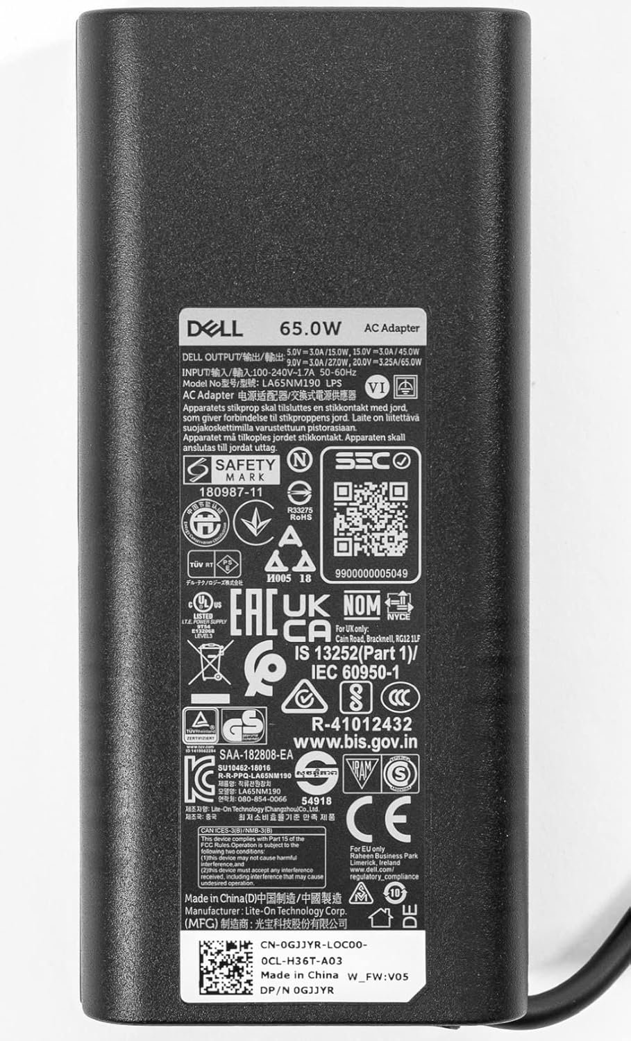 Power Up: Dell 65W USB-C Charger for XPS & Latitude 5000! - Image 4