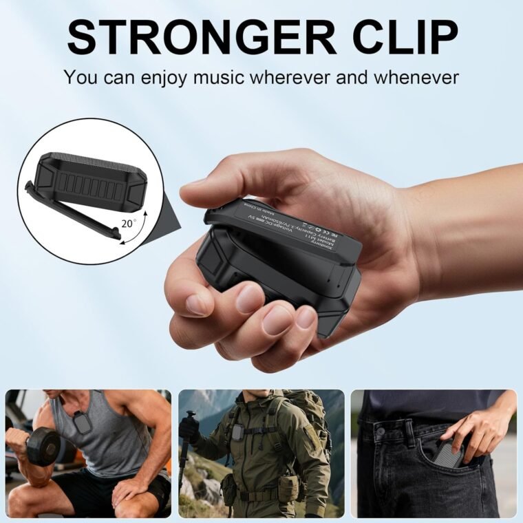 Ultimate Clip-On Bluetooth Speaker: Waterproof & Portable Fun! - Image 3