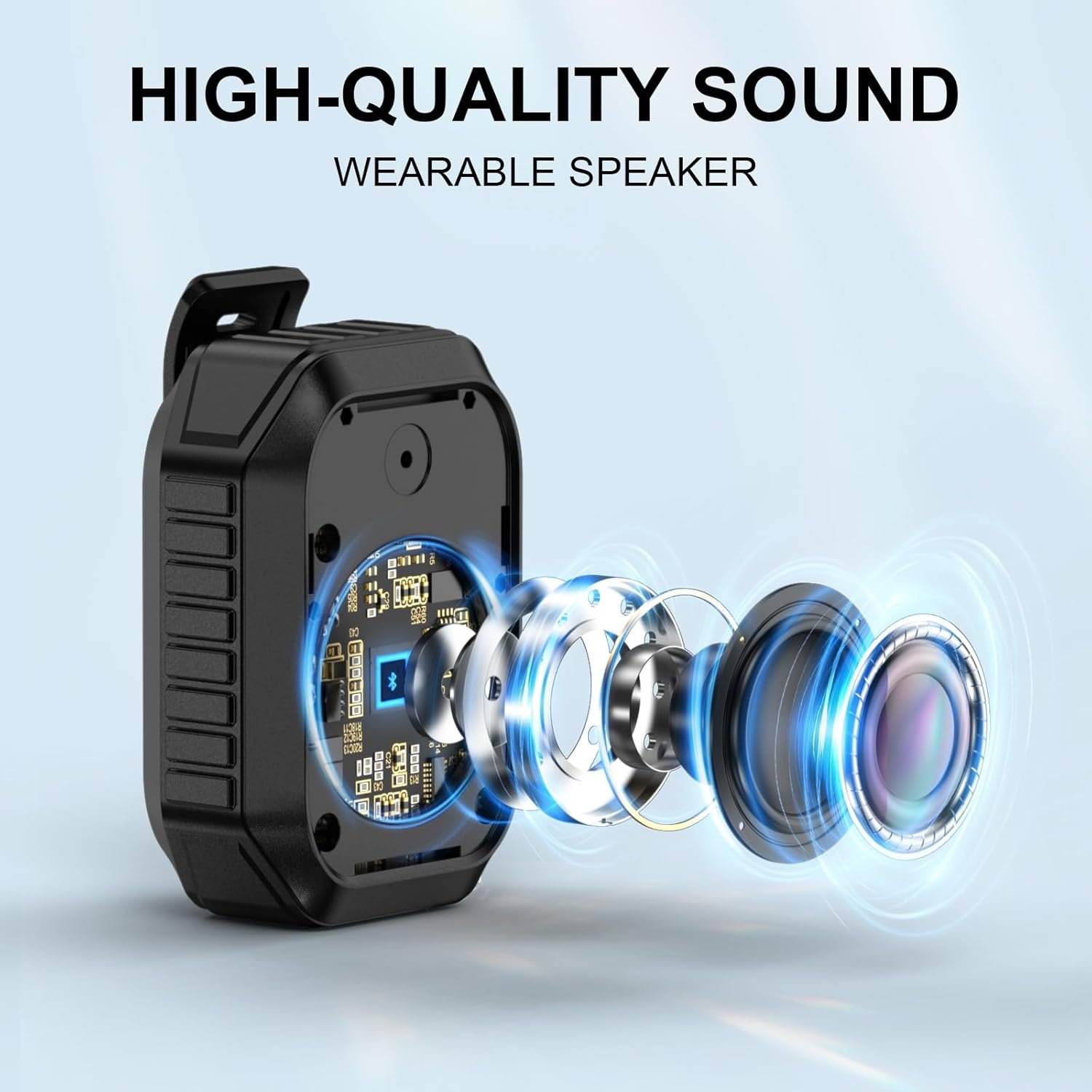 Ultimate Clip-On Bluetooth Speaker: Waterproof & Portable Fun! - Image 4
