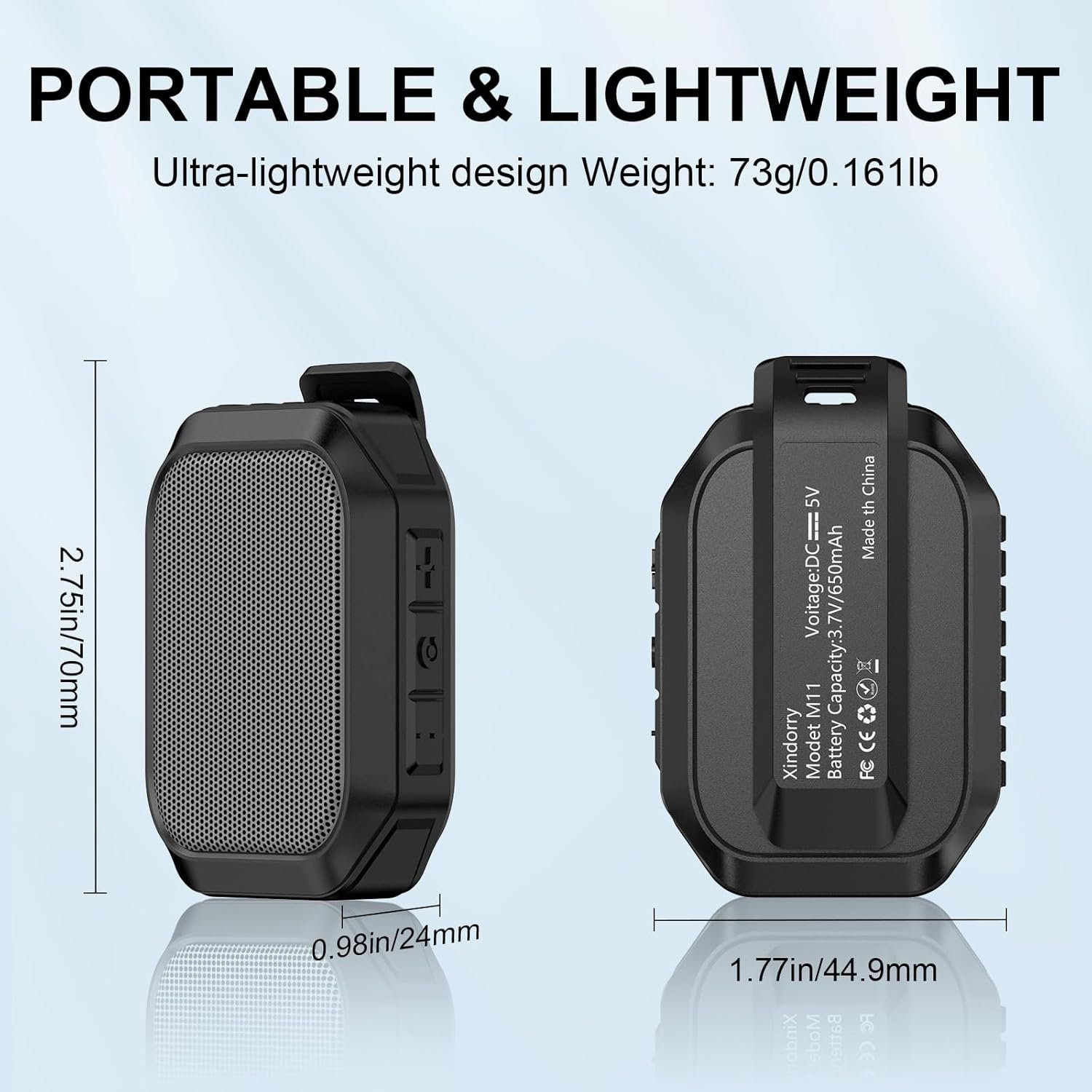 Ultimate Clip-On Bluetooth Speaker: Waterproof & Portable Fun! - Image 5
