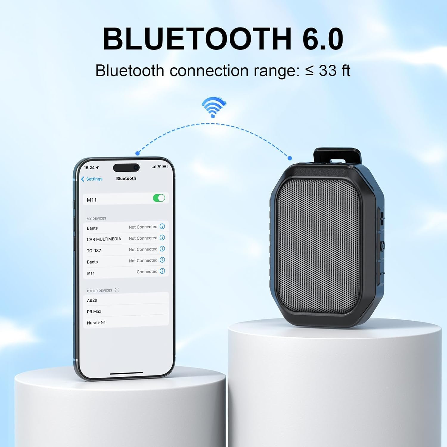 Ultimate Clip-On Bluetooth Speaker: Waterproof & Portable Fun! - Image 6