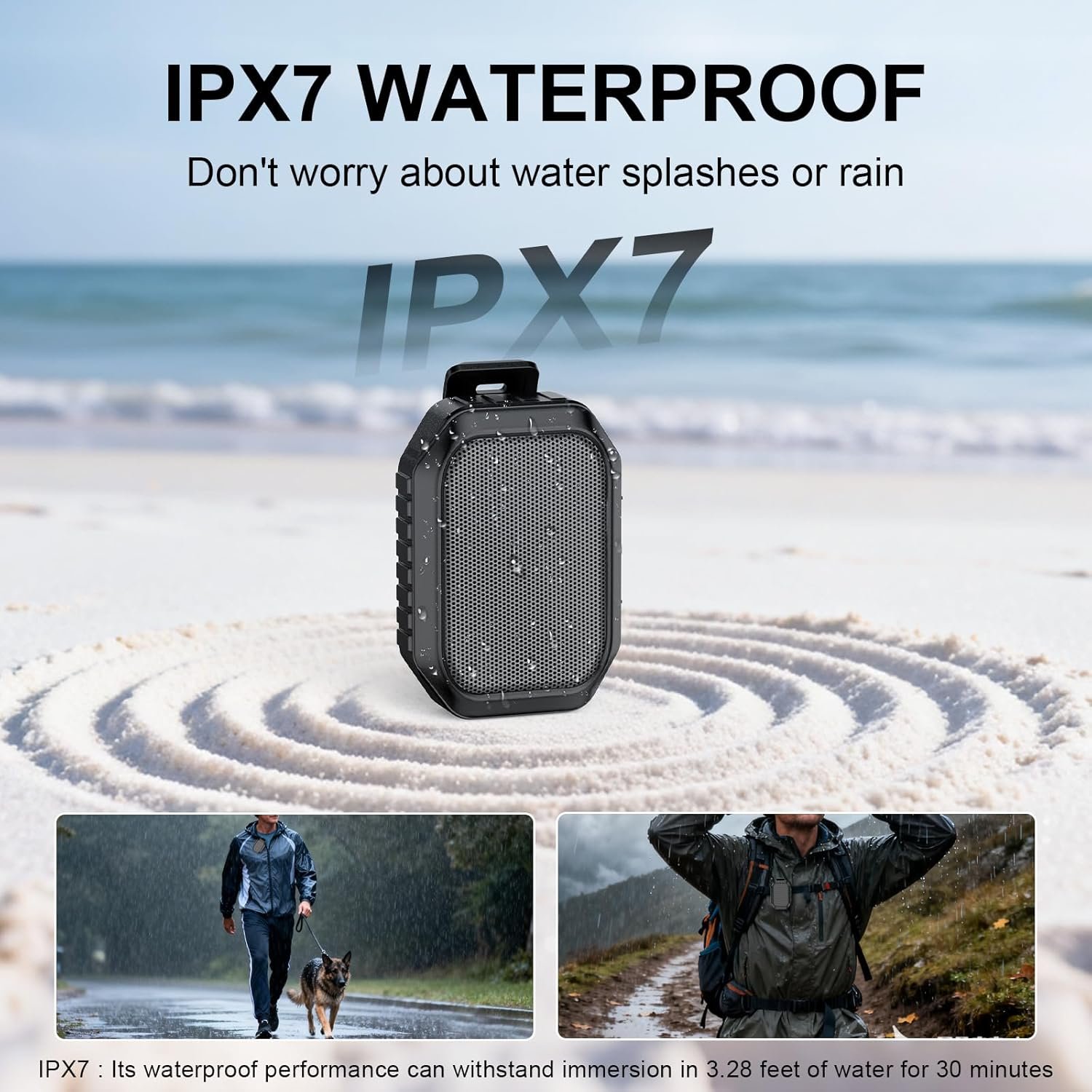 Ultimate Clip-On Bluetooth Speaker: Waterproof & Portable Fun! - Image 7