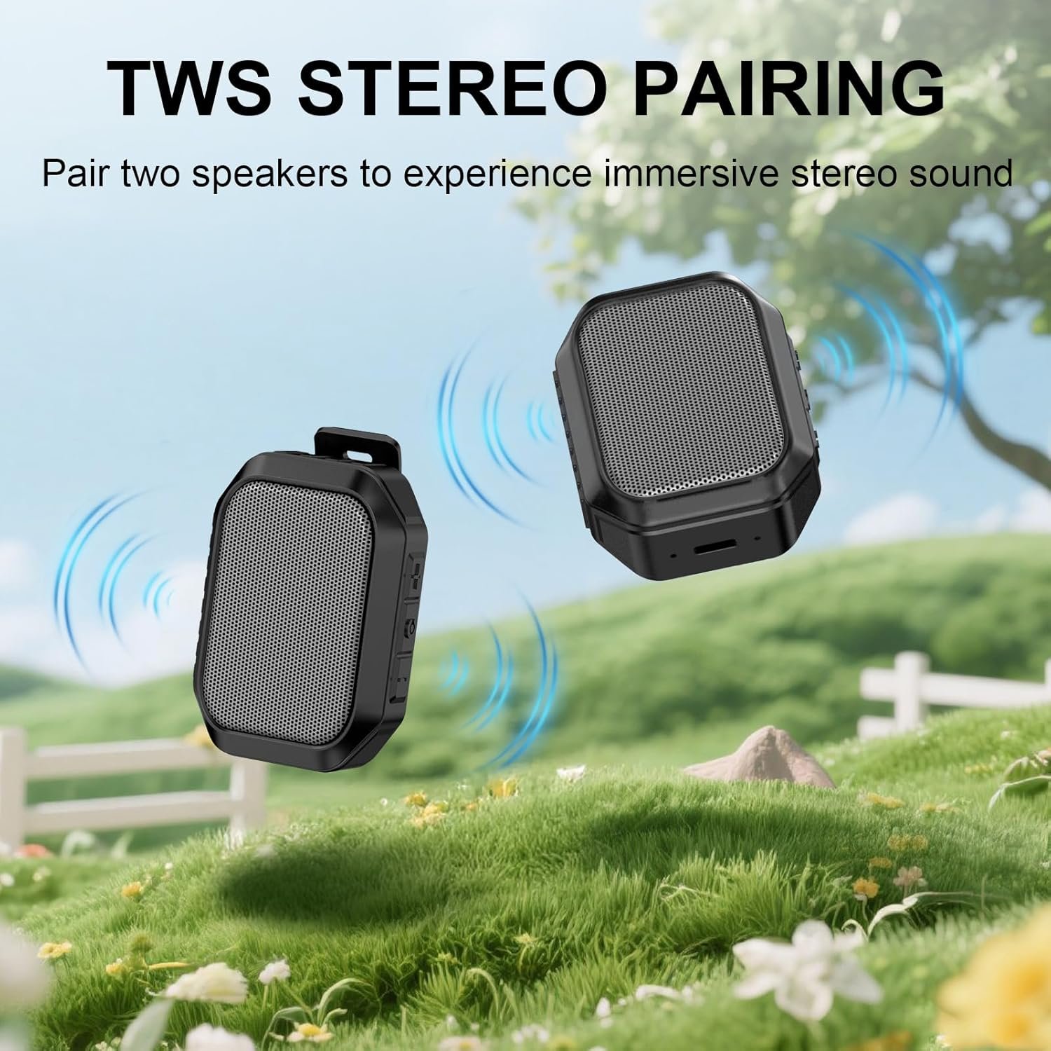 Ultimate Clip-On Bluetooth Speaker: Waterproof & Portable Fun! - Image 8