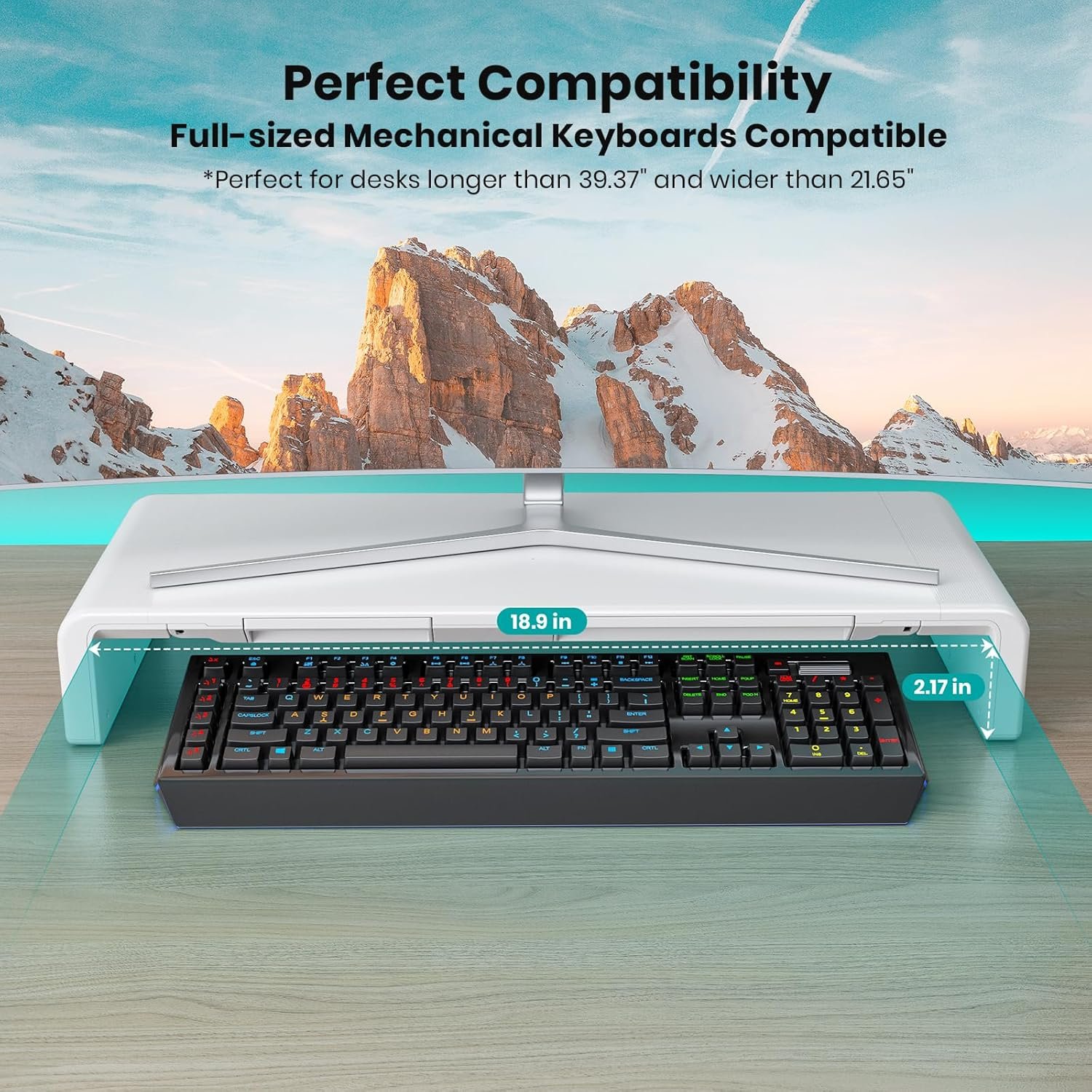 Maximize Space: Klearlook Foldable Monitor Stand Riser - Image 4