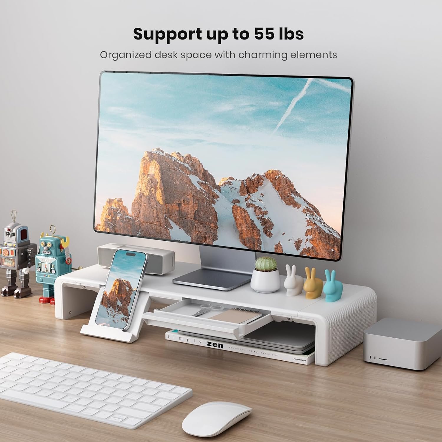 Maximize Space: Klearlook Foldable Monitor Stand Riser - Image 8
