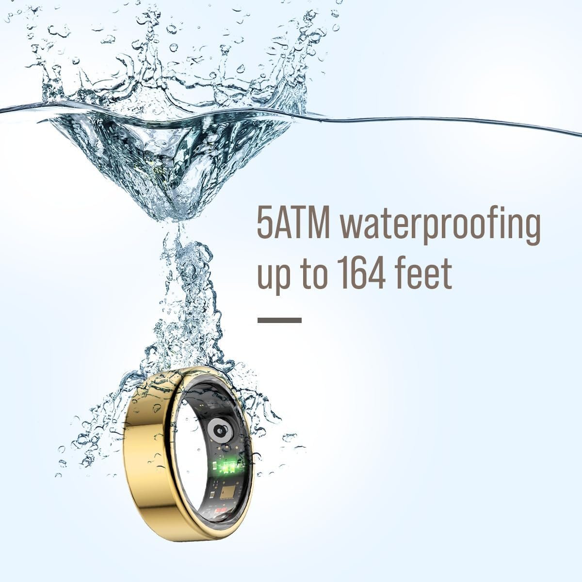 Herz P1 Smart Ring: 24/7 Health Tracker for All, No Subscription! - Image 4