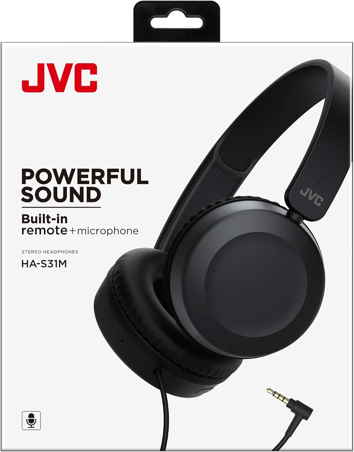 JVC HAS31MB: Lightweight On-Ear Headphones with Mic & Power! - Image 8