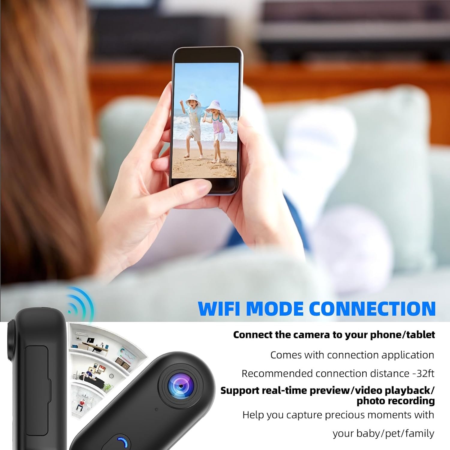 Capture Every Moment: 4K Mini Body Camera for Action! - Image 5