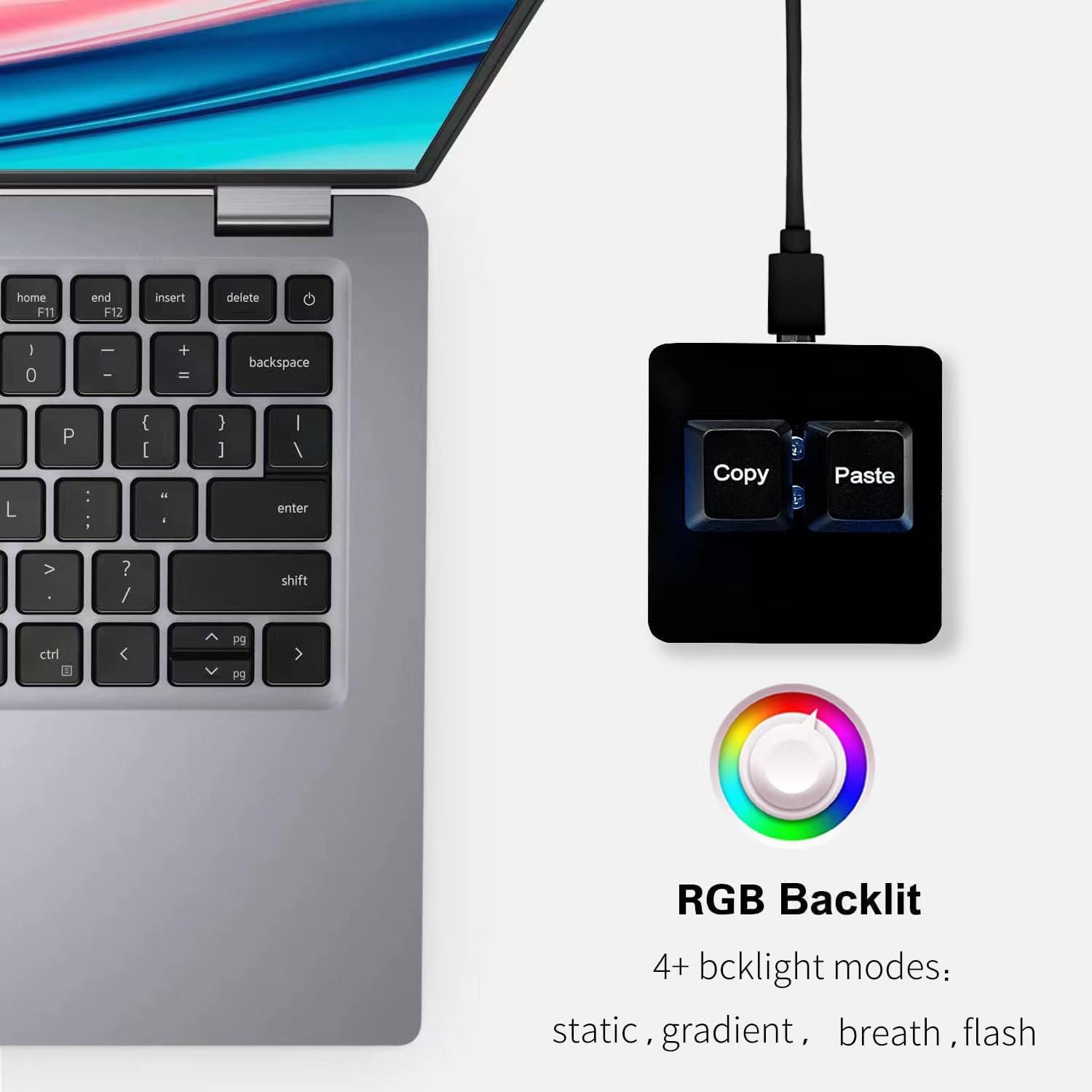 Unlock Gaming Bliss: SAYO OSU Hotswap RGB One-Handed Keyboard - Image 5