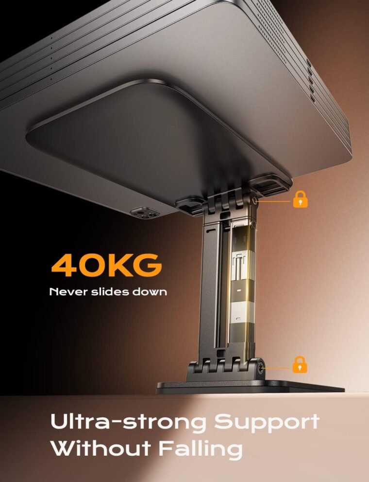 Ultimate LISEN Adjustable iPad Stand: Perfect for Desk & More! - Image 8