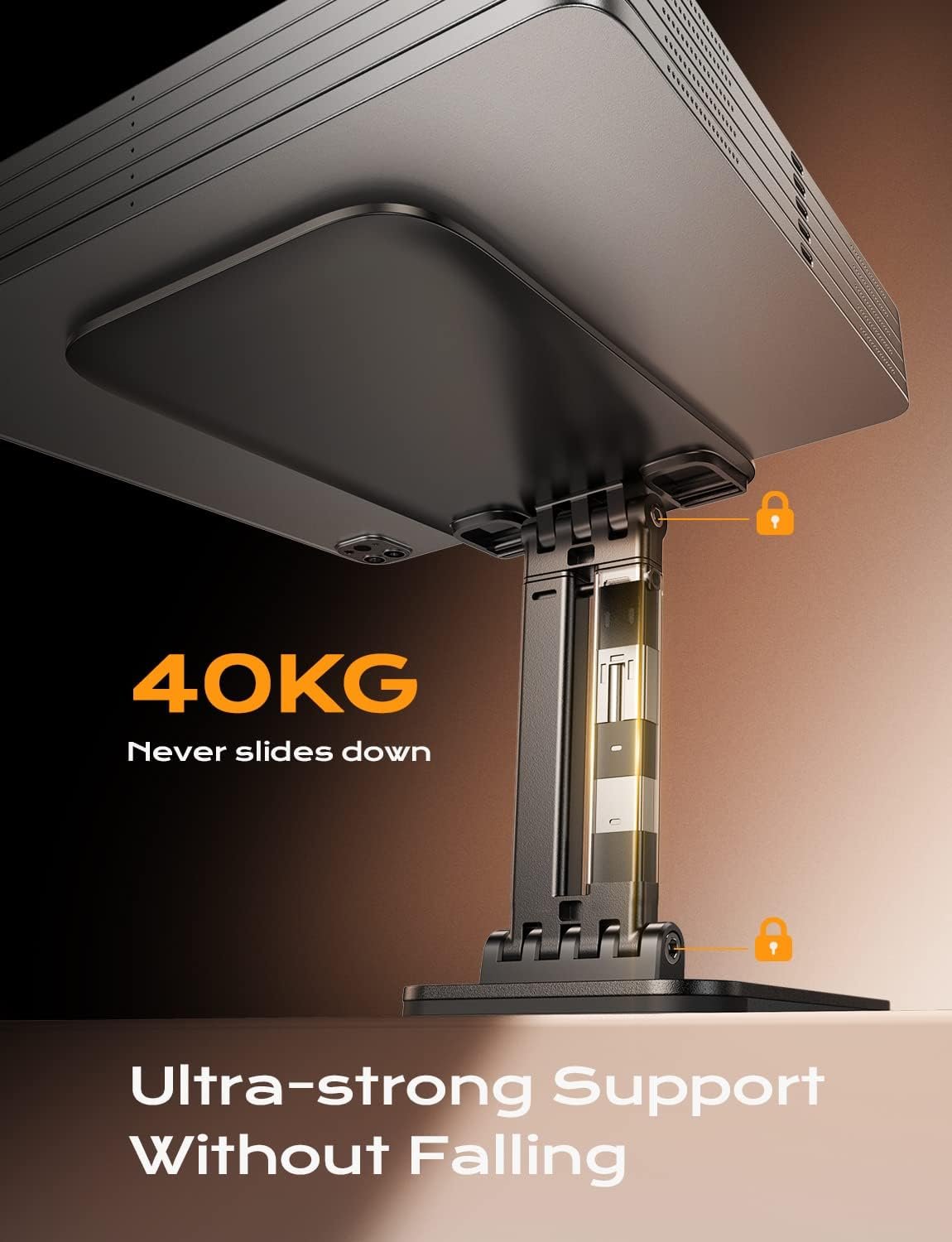 Ultimate LISEN Adjustable iPad Stand: Perfect for Desk & More! - Image 8