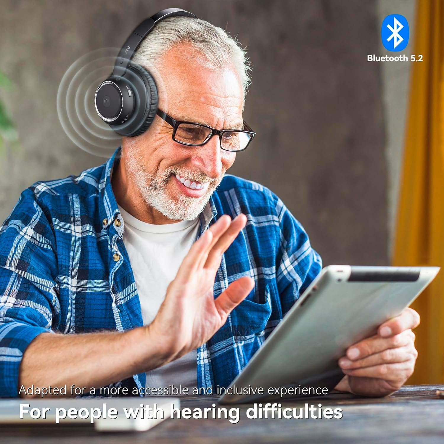 LEVN Wireless Headphones: Seamless TV Watching for Seniors! - Image 8