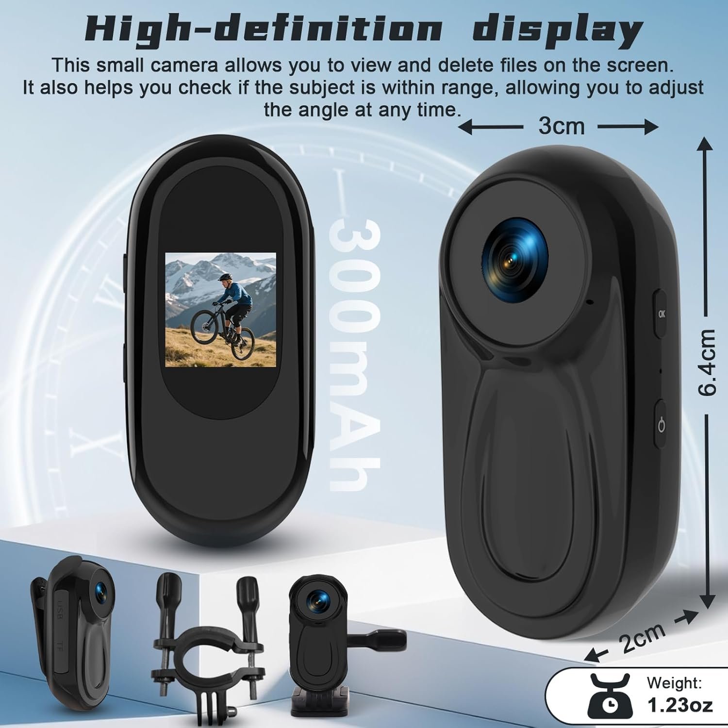Mini Body Camera HD 1080P: Capture Life's Adventures Anywhere! - Image 4
