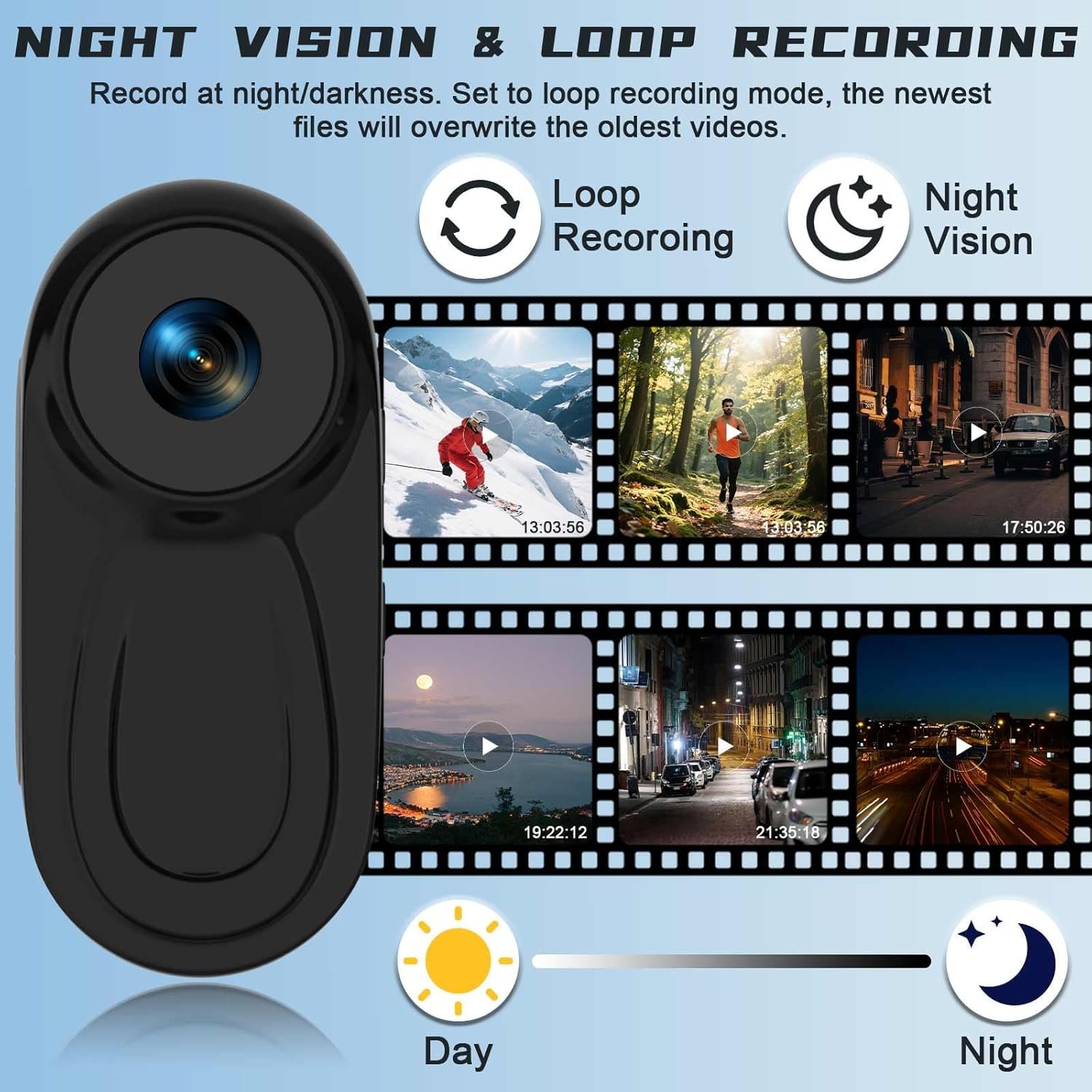 Mini Body Camera HD 1080P: Capture Life's Adventures Anywhere! - Image 5